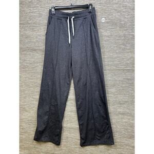 Kirkland Signature Pants Womens Small Black Wide Leg Lightweight Lounge Stretch